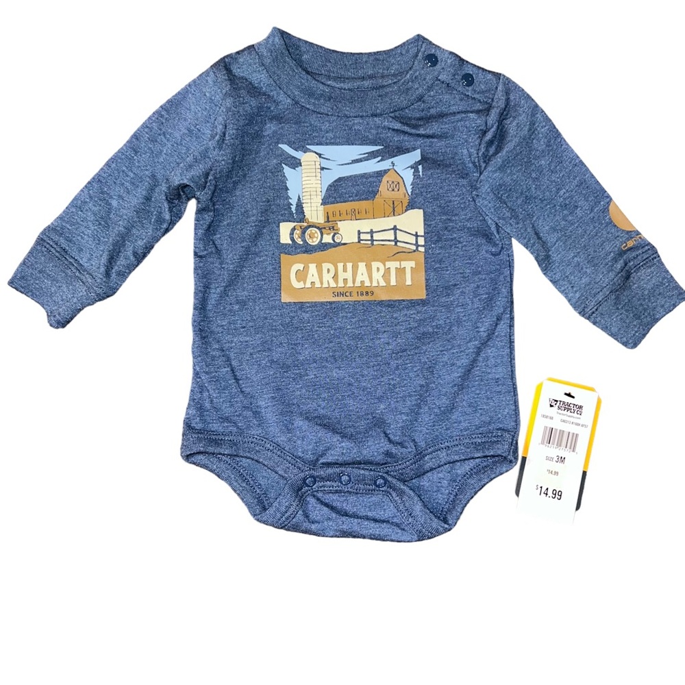 🌟NWT🌟 Carhartt Long Sleeve Farm Onesie
